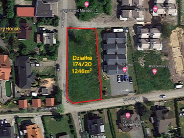 Działka usługowa Jastrzębia Góra