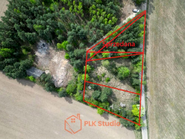 Zalesiona działka Przyborowo