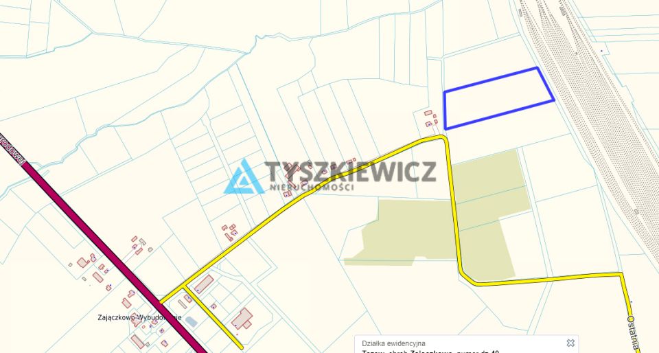 Działka przemysłowa Zajączkowo