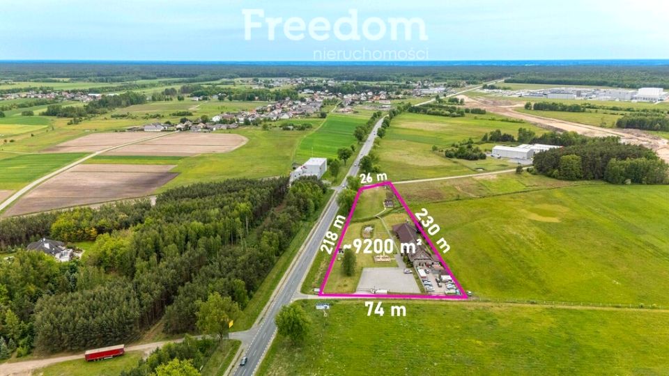 Działka usługowa Skorupy