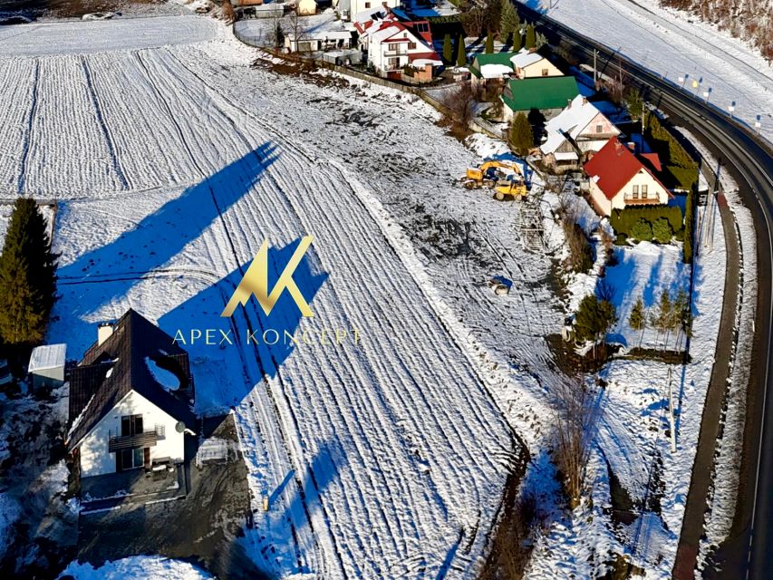 Działka inwestycyjna Mszana Dolna