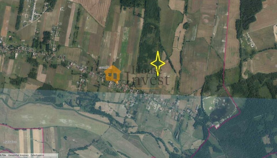 Działka rolna Grzymalin