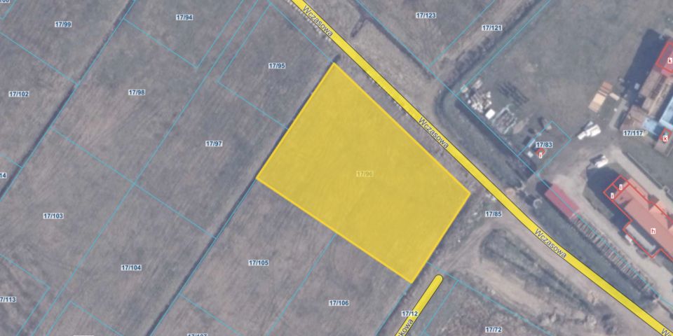 Działka inwestycyjna Żarnowska