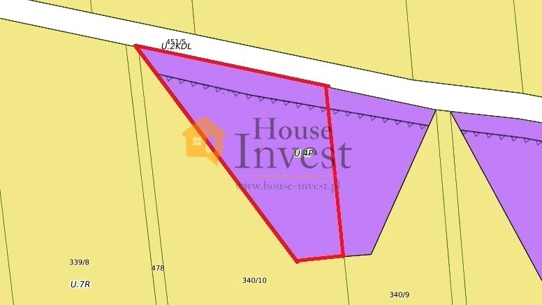 Działka usługowa Ulesie