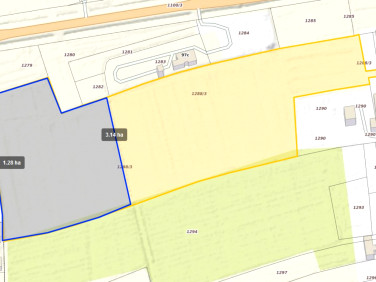 Działka inwestycyjna Zawada