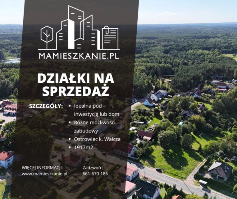 Ogrodzona działka sprzedam