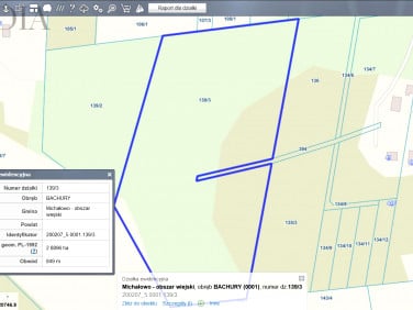 Działka inna Bachury sprzedam
