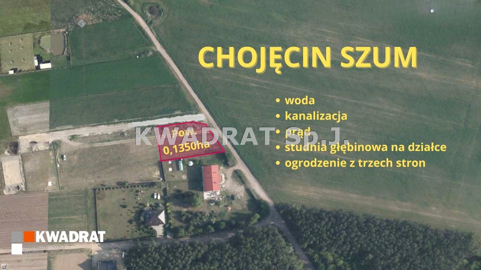 Działka budowlana Chojęcin