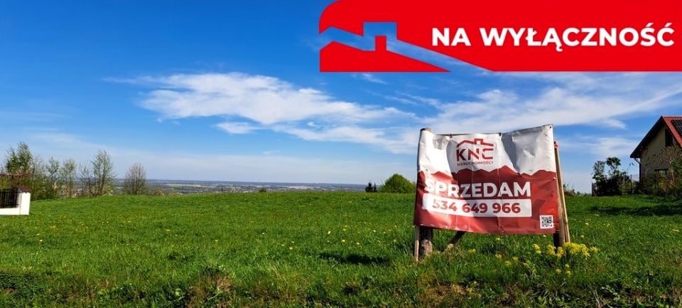 Działka przy lesie