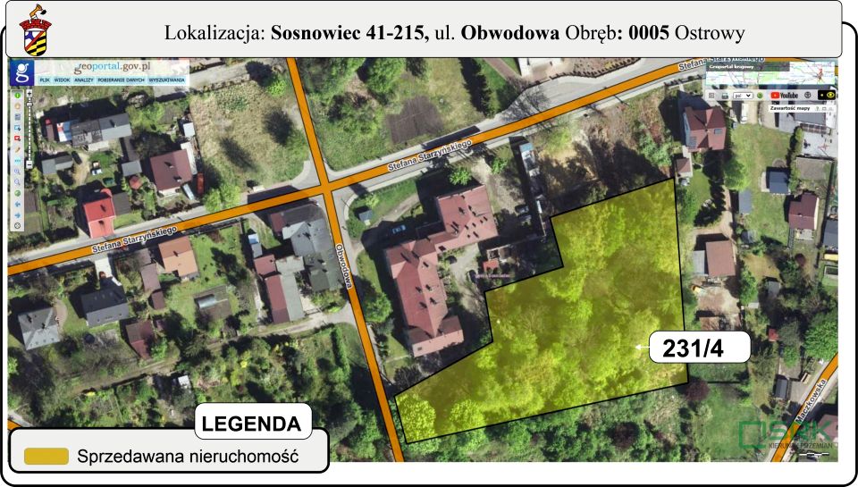 Działka Sosnowiec