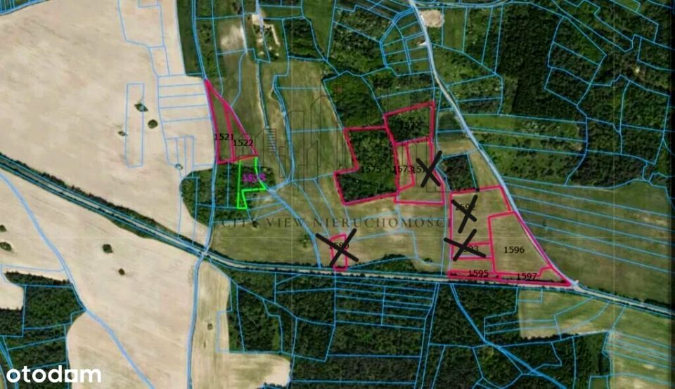 Działka rolna Podzamcze