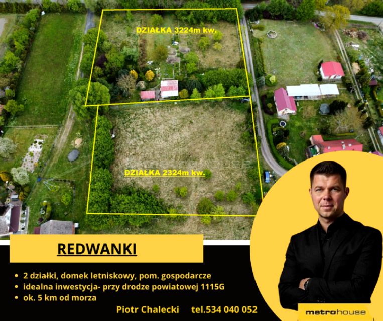 Działka siedliskowa Redwanki
