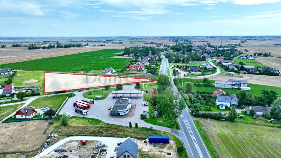 Działka usługowa Gręblin