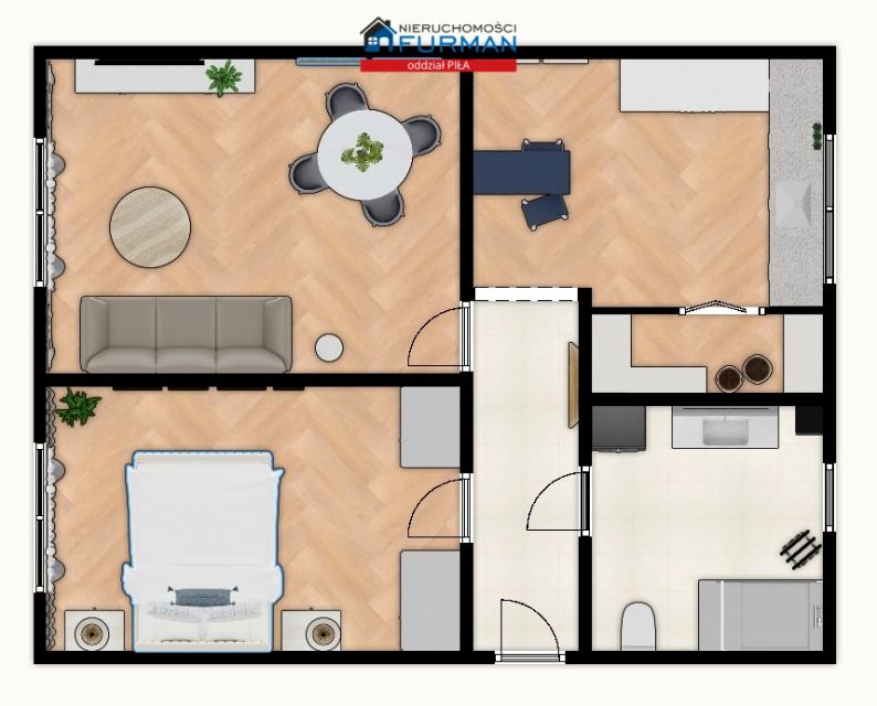 Mieszkanie blok mieszkalny Dębogóra