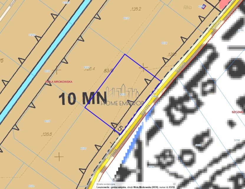 Działka usługowa Wola Mrokowska