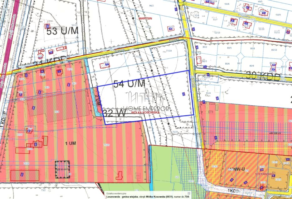 Działka usługowa Wólka Kosowska