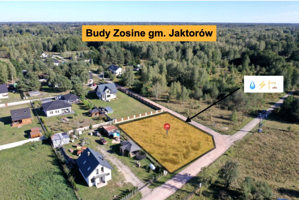 Działka budowlana Budy Zosine