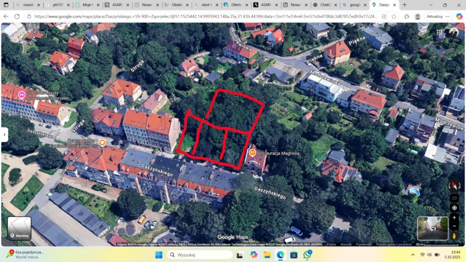 Działka inwestycyjna Zgorzelec