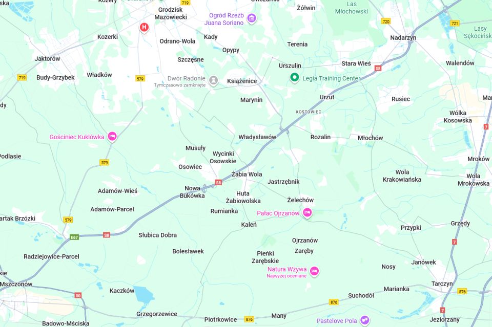 Działka leśna Żabia Wola