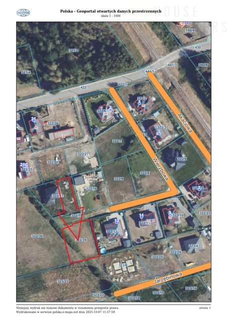 Działka budowlana Czarnowiec