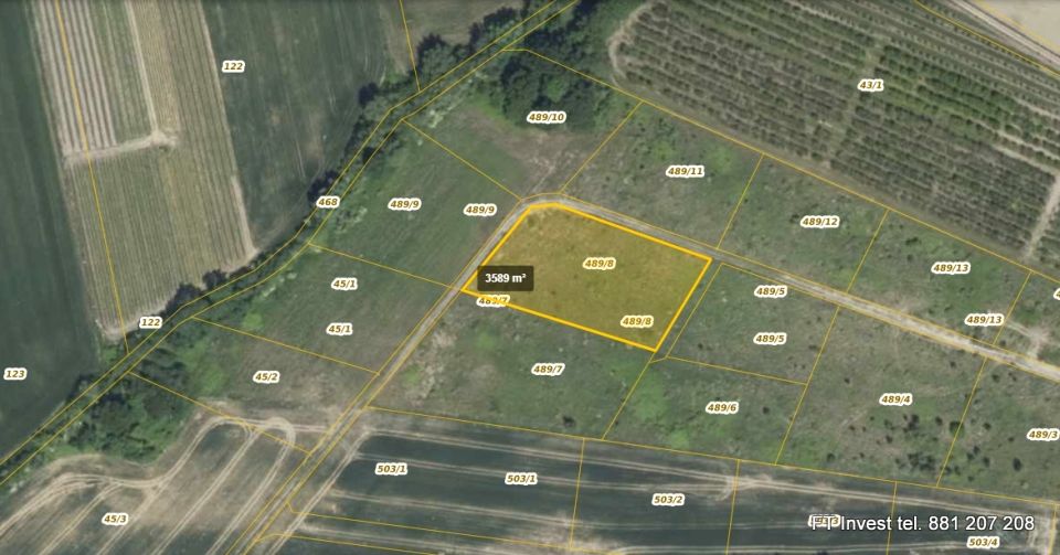 Działka rolna Księginice Małe