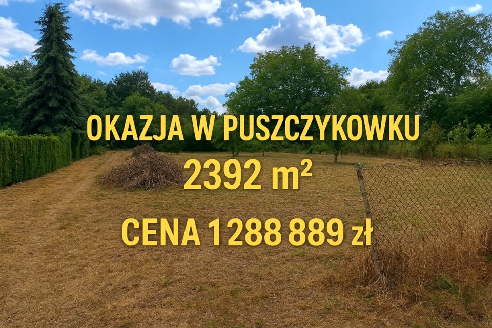 Działka budowlana Puszczykowo