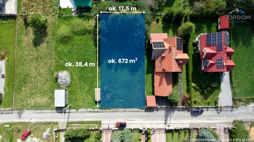 Działka budowlana Maniowy