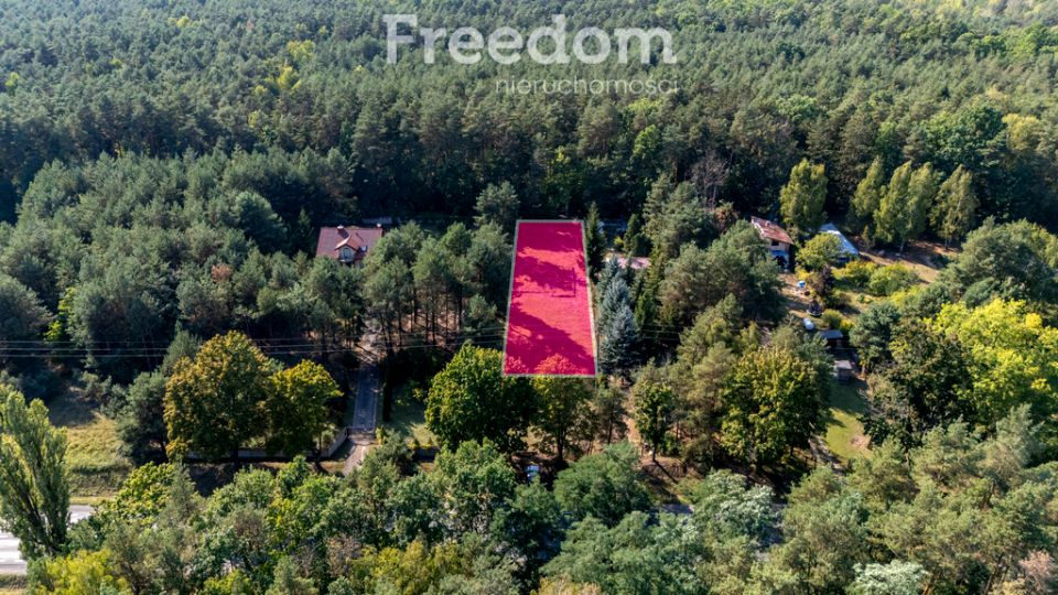 Działka przy lesie