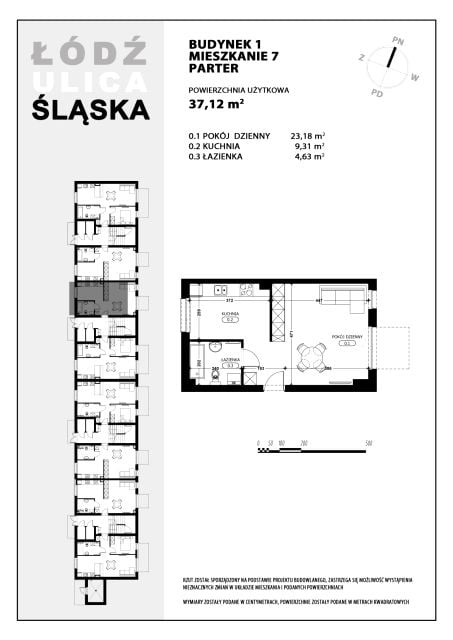 Mieszkanie Chojny-Dąbrowa, ul. Śląska 39