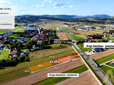 Działka usługowa Podrzecze