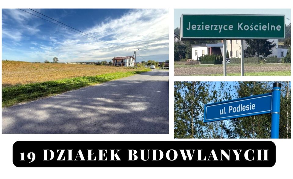 Działka budowlana Jezierzyce Kościelne