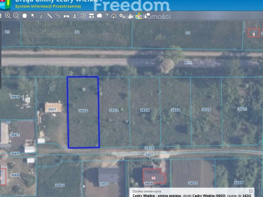 Działka Cedry Wielkie