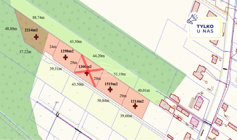 Działka budowlana Klimki