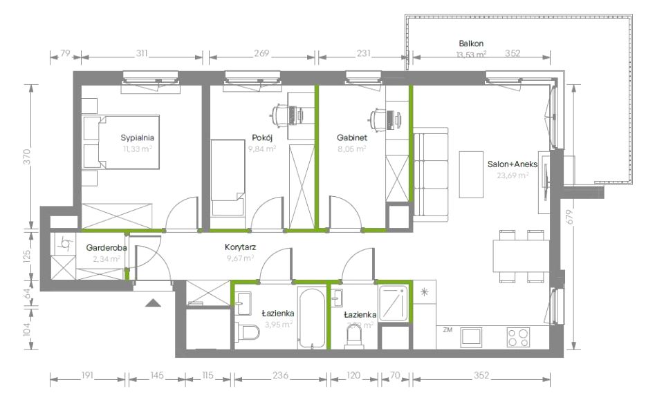 Mieszkanie apartamentowiec sprzedaż