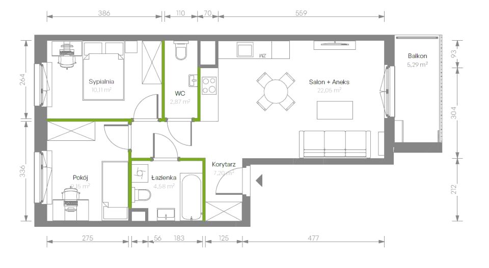Mieszkanie apartamentowiec sprzedaż