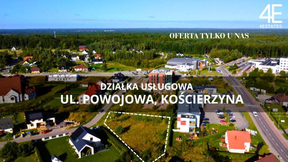 Działka przy lesie