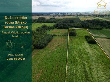 Działka rolna Piasek Wielki