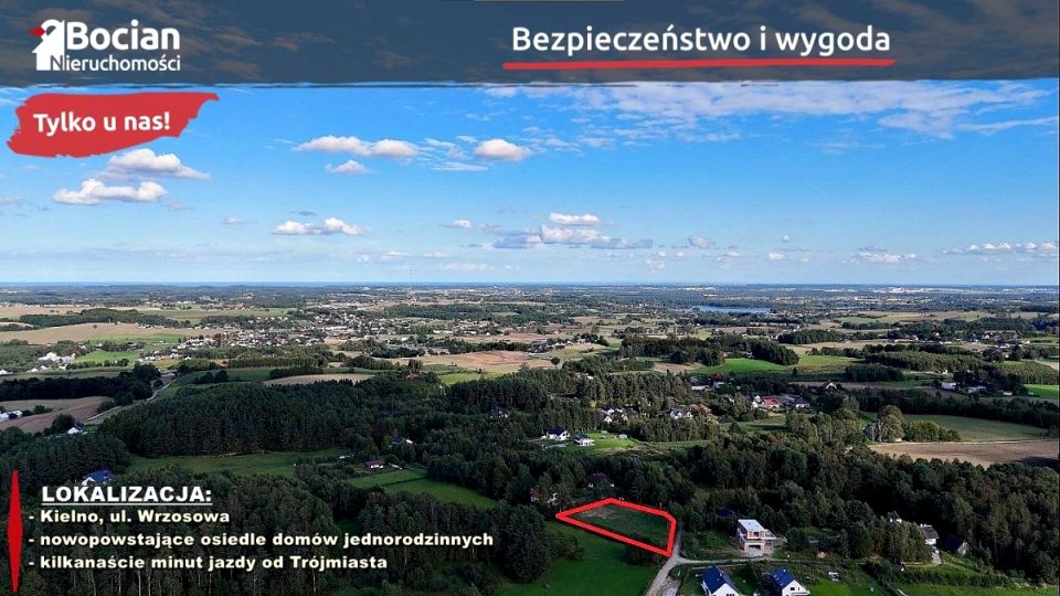 Działka budowlana Kielno
