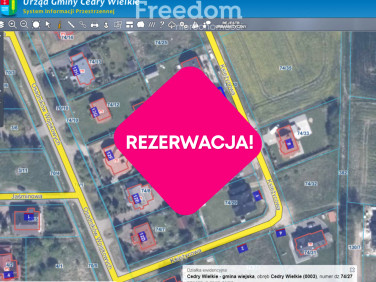 Działka Cedry Wielkie