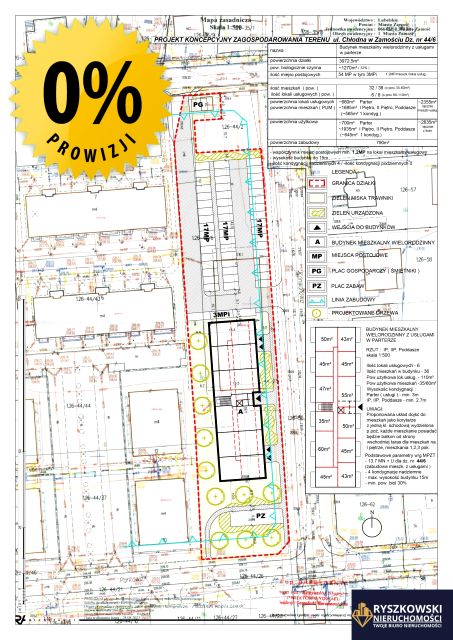 Działka inwestycyjna Zamość