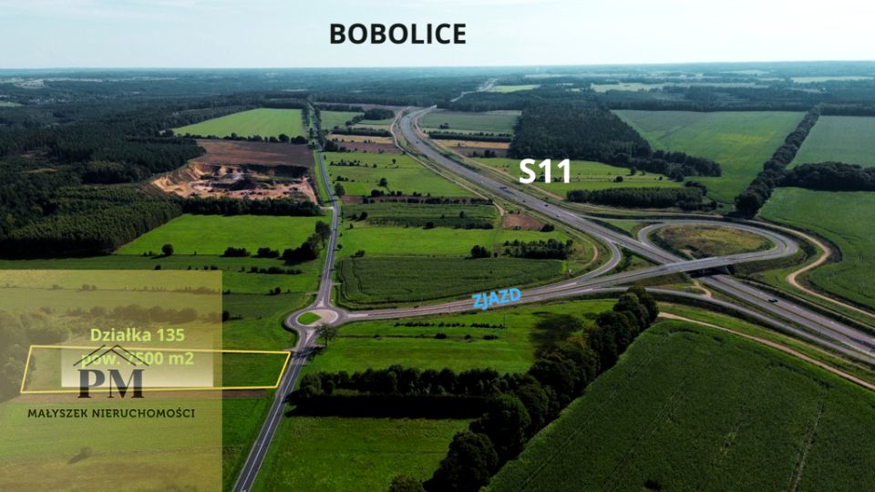 Działka rolna Kłanino