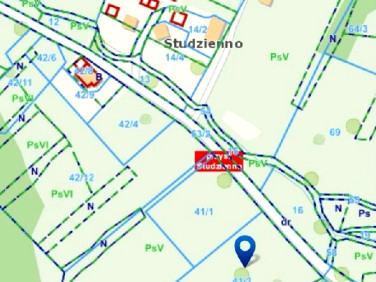 Działka siedliskowa Studzienno