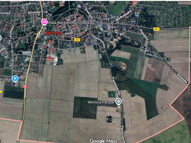 Działka usługowa Byczyna