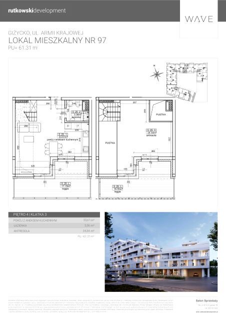 Mieszkanie Śródmieście, ul. Armii Krajowej 1