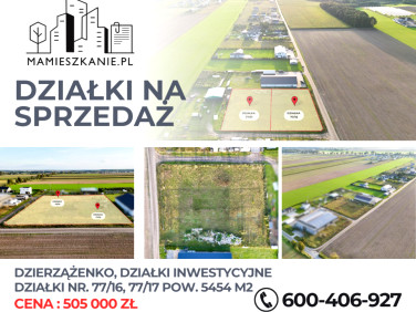 Działka przemysłowa Dzierzążenko