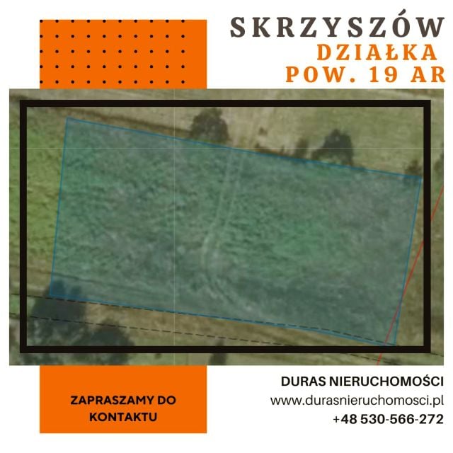 Działka budowlana Skrzyszów