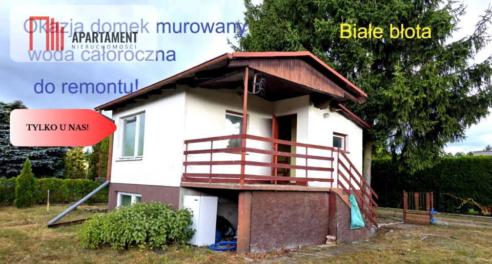 Działka rekreacyjna Białe Błota