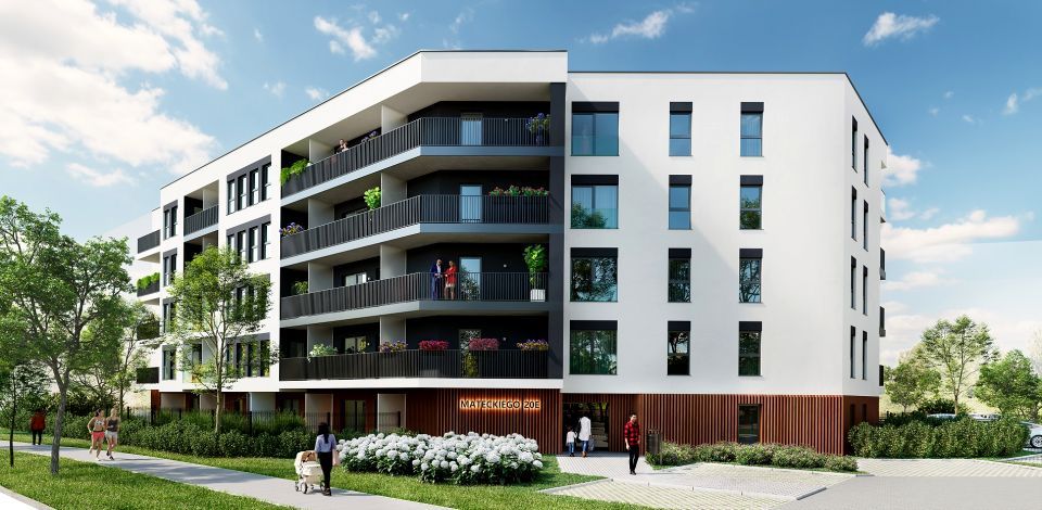 Mieszkanie blok mieszkalny przy lesie