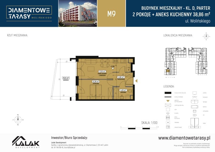 Mieszkanie Wrotków, ul. Wolińskiego 1