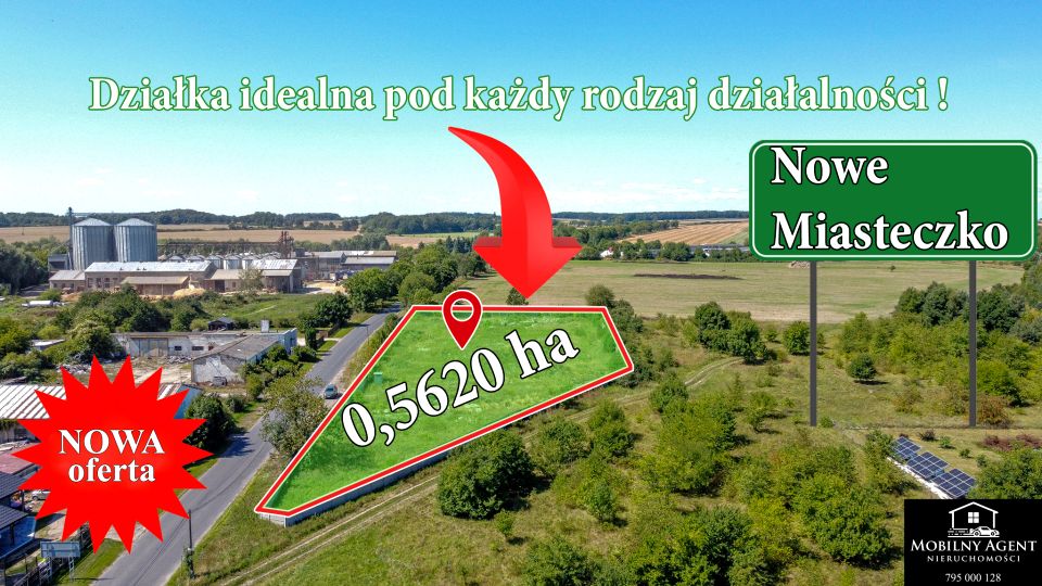 Działka inwestycyjna Nowe Miasteczko